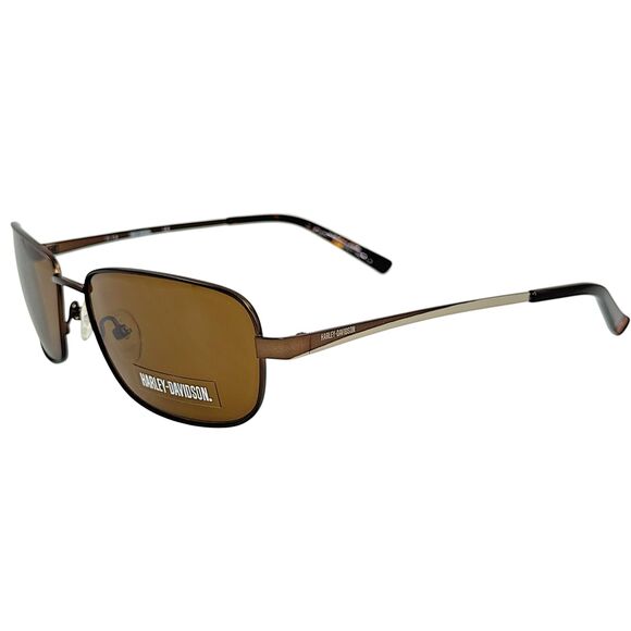 Harley Davidson HD0909X Mens Metal Sunglass 49E Matte Dark 58-16 Brown Lenses